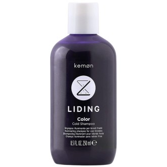 Kemon Liding Color Cold Shampoo - violetinis šampūnas nepageidaujamiems geltoniems ar žalvariniams