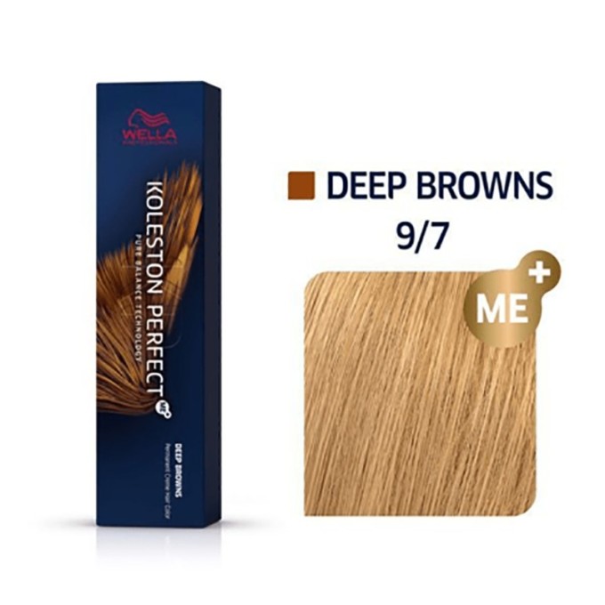 Wella Professional Koleston Perfect ME + Deep Browns - plaukų dažai, 60 ml - 9/7