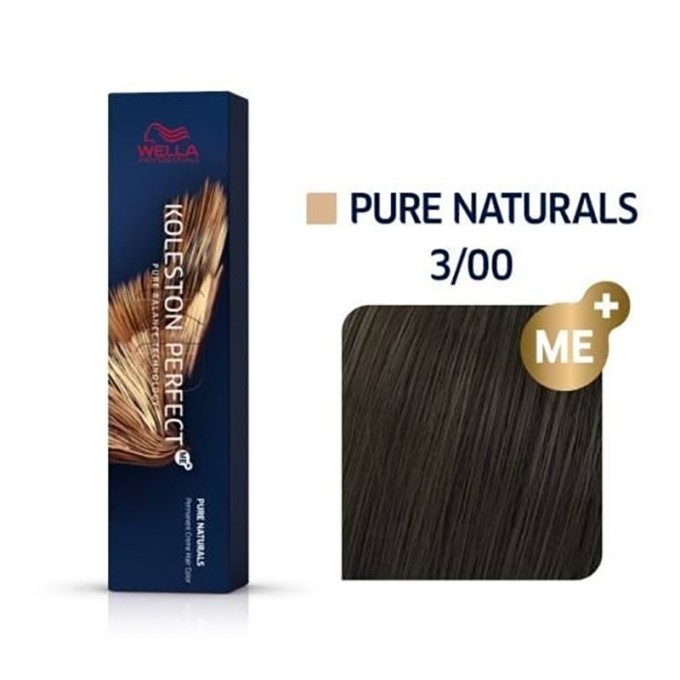 Wella Professional Koleston Perfect Me+ Pure Naturals - plaukų dažai, 60 ml - 3/00