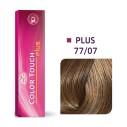 Wella Professional Color Touch Plus - plaukų dažai, 60 ml - 77/07