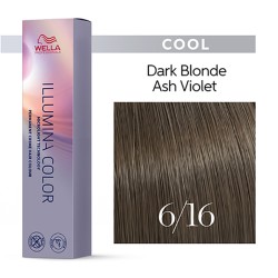 Wella Professional Illumina Color - plaukų dažai, 60 ml - 6/16