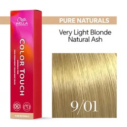 Wella Professional Color Touch Pure Naturals - plaukų dažai, 60 ml - 9-01
