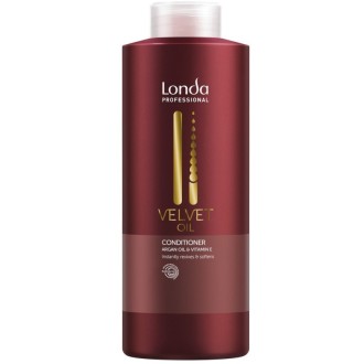 Londa Professional Velvet Oil Conditioner - atstatomasis kondicionierius su argano aliejumi, 1000 ml