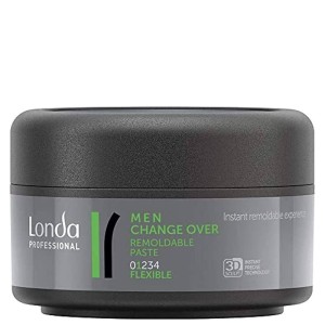 Londa Professional MEN Change Over Remoldable Paste - plaukų modeliavimo pasta, 75 ml