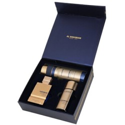 Al Haramain Amber Oud Bleu Edition Gift Set - dovanų rinkinys - EDP 75 ml, EDP 30 ml ir