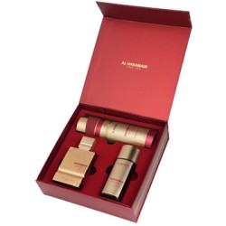 Al Haramain Amber Oud Ruby Edition Gift Set - dovanų rinkinys - EDP 75 ml, EDP 30 ml ir