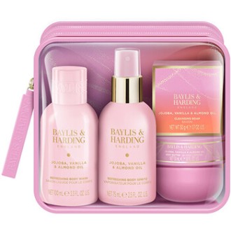 Baylis & Harding Jojoba Body Care Gift Set ( Jojoba, Vanilla & Almond oil ) - dovanų rinkinys