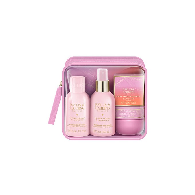 Baylis & Harding Jojoba Body Care Gift Set ( Jojoba, Vanilla & Almond oil ) - dovanų rinkinys