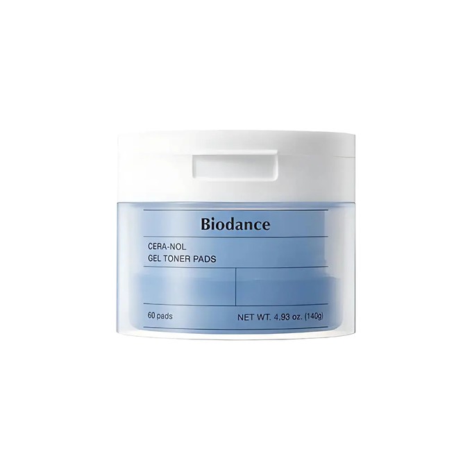 Biodance Cera-nol Gel Toner Pads - tonizuojančios pagalvėlės, 60 vnt.