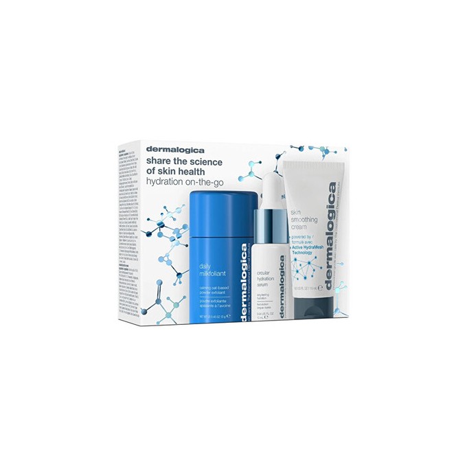 Dermalogica Hydration On The Go Set - kelionėms skirtas odos priežiūros rinkinys