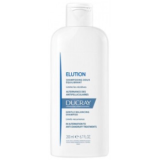 Ducray Elution Gentle Balancing Shampoo - Šampon pro obnovení rovnováhy vlasové pokožky 200ml