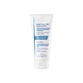 Ducray Kertyol PSO Daily Balm - dieninis drėkinamasis balzamas psoriazei linkusiai odai, 400 ml