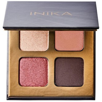 Inika Organic Eyeshadow Quad - akių šešėlių paletė, 8 g - Flowers