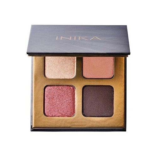 Inika Organic Eyeshadow Quad - akių šešėlių paletė, 8 g - Sunset