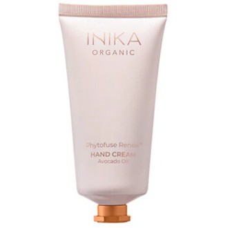 Inika Organic Phytofuse Renew Hand Cream - rankų kremas su avokadų aliejumi, 75 ml