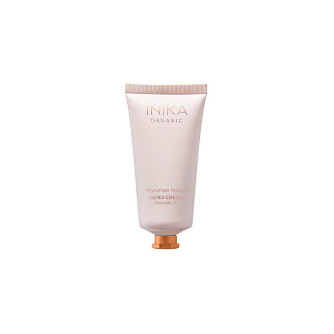 Inika Organic Phytofuse Renew Hand Cream - rankų kremas su avokadų aliejumi, 75 ml