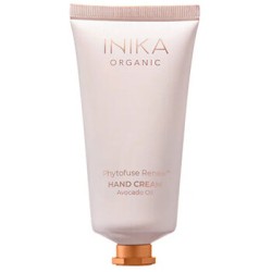 Inika Organic Phytofuse Renew Hand Cream - rankų kremas su avokadų aliejumi, 75 ml