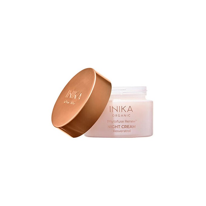 Inika Organic Phytofuse Renew Resveratrol Night Cream - naktinis kremas, 50 ml