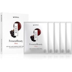KORIKA FermentBeauty Wine Mask Set - lakštinių kaukių rinkinys, 20 g