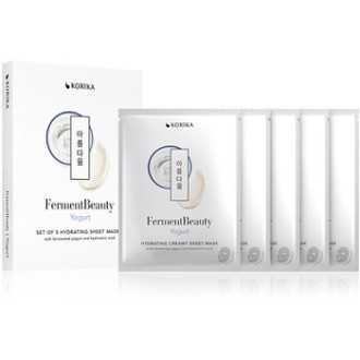 KORIKA FermentBeauty Yogurt Mask Set - drėkinamųjų kaukių rinkinys, 23 g