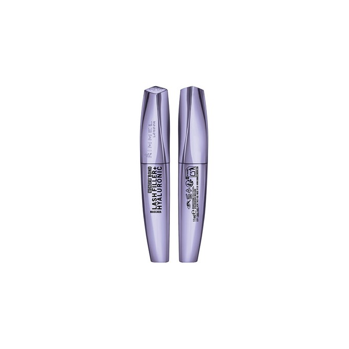 Rimmel Wonder`Bond Lash Filler Hyaluronic Mascara - blakstienų tušas, 11 ml - Black
