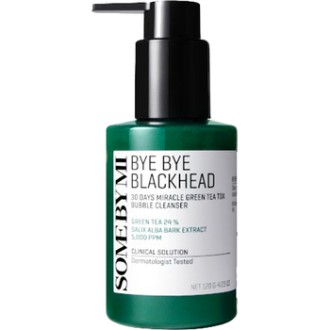 Some By Mi Bye Bye Blackhead 30days Bubble Cleanser - valomos veido putos probleminei odai, 120 g