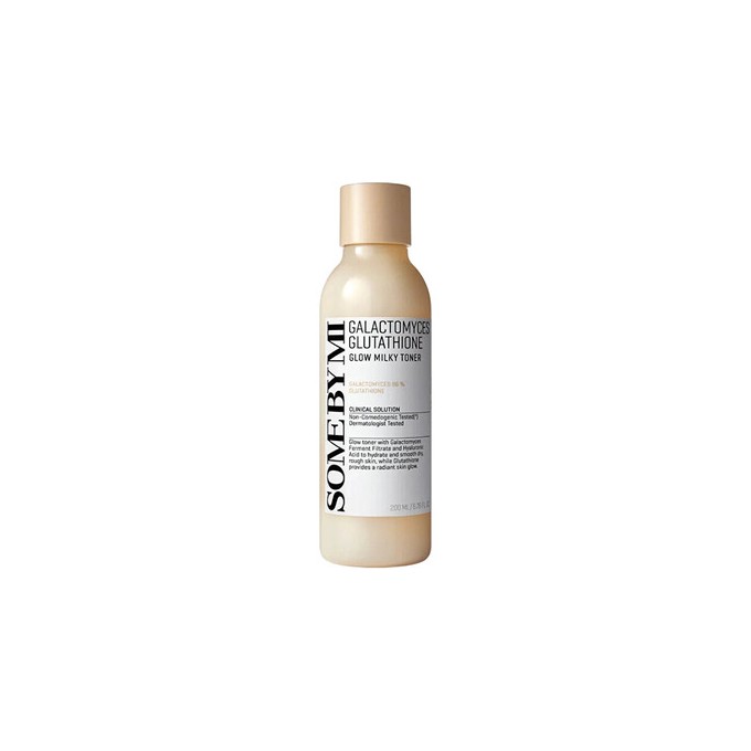 Some By Mi Galactomyces Glutathione Glow Milky Toner - stangrinamasis odos tonikas, 200 ml