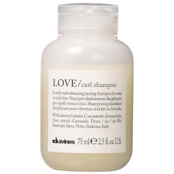 Davines LOVE Curl Shampoo - drėkinamasis šampūnas garbanotiems ir banguotiems plaukams, 75 ml