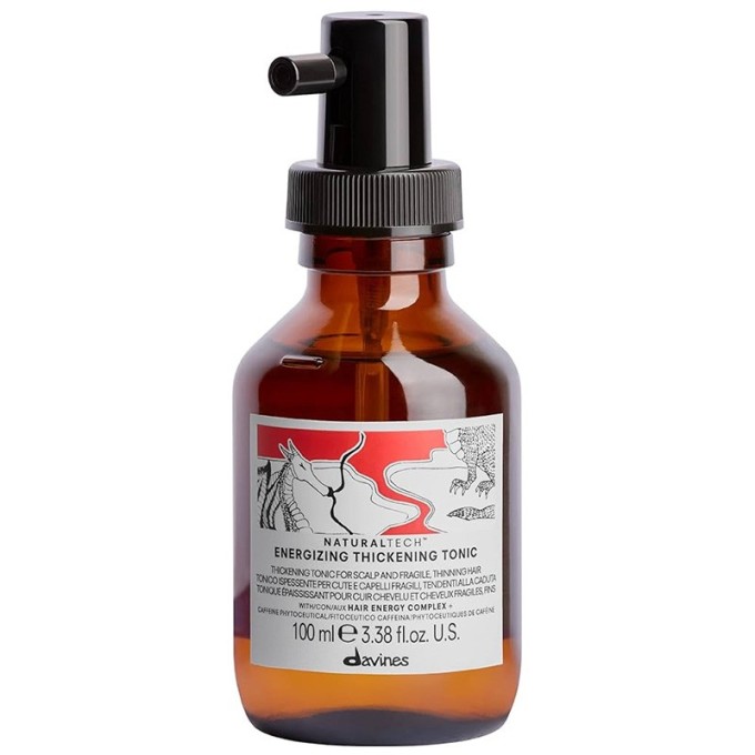 Davines Natural Tech Energizing Thickening Tonic - tonikas silpniems plaukams, linkusiems slinkti
