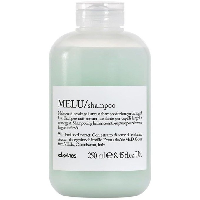 Davines MELU Mellow Anti-Breakage Lustrous Shampoo - nuo lūžinėjimo apsaugantis šampūnas, 250 ml