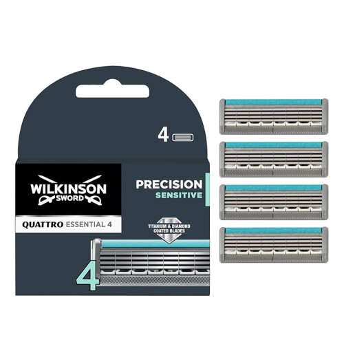 Wilkinson Sword Quattro Titanium Sensitive ( 8 pcs ) - Spare head