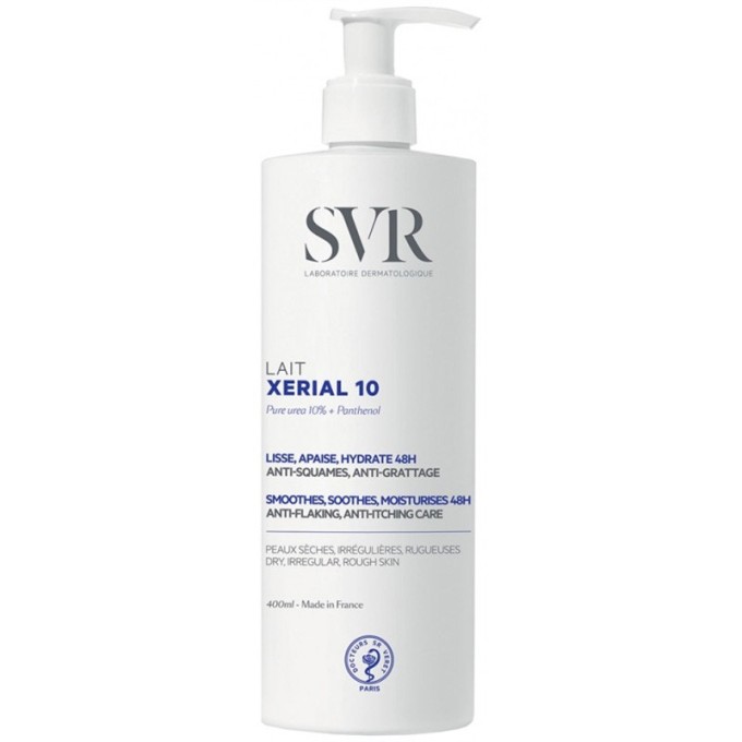 SVR Laboratoire Xerial 10 Lait - drėkinamasis ir švelninamasis kūno pienelis sausai, šiurkščiai ir
