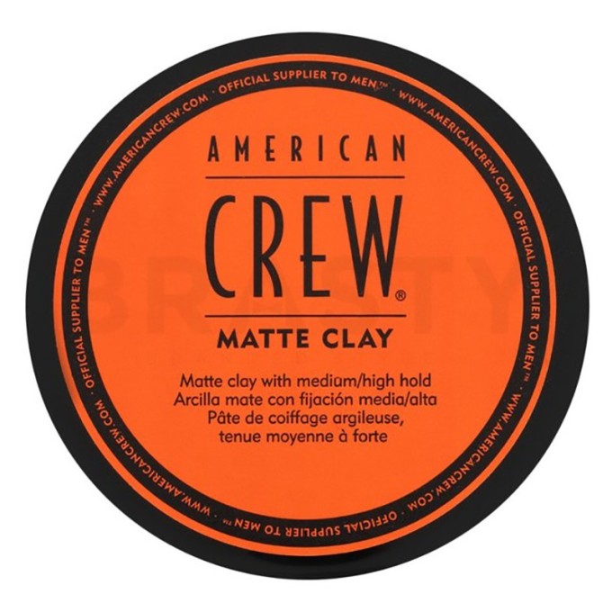 American Crew Style Matte Clay - formavimo priemonė, pasižyminti vidutine/stipria, lanksčia