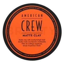 American Crew Style Matte Clay - formavimo priemonė, pasižyminti vidutine/stipria, lanksčia