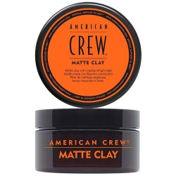 American Crew Style Matte Clay - formavimo priemonė, pasižyminti vidutine/stipria, lanksčia