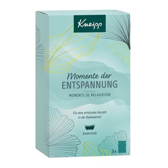Kneipp Wellness Moment Set - vonios kristalų (druskų) rinkinys, 3 x 60 g