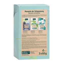 Kneipp Wellness Moment Set - vonios kristalų (druskų) rinkinys, 3 x 60 g