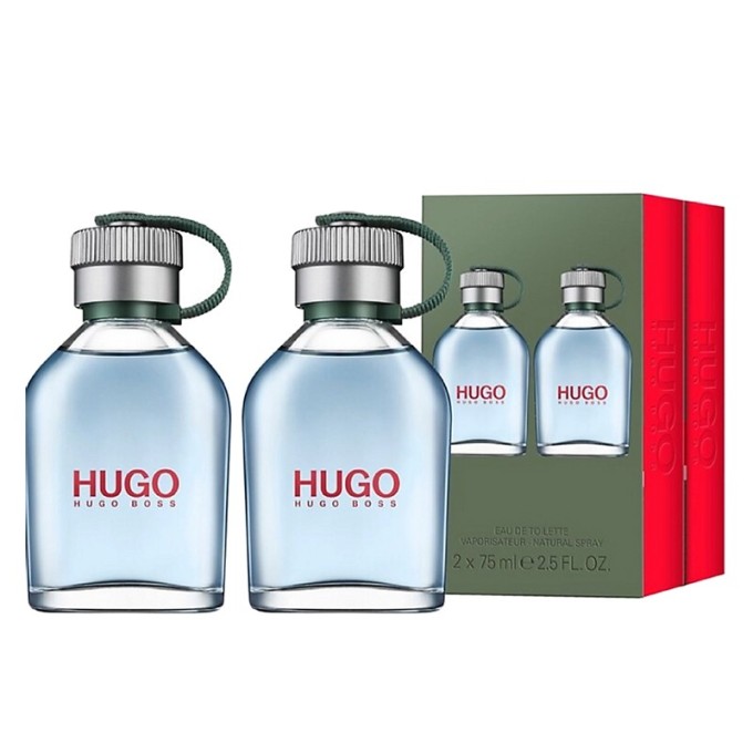 Hugo Boss Hugo Duo Gift Set - dovanų rinkinys - EDT 2 x 75 ml