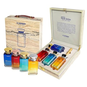 Al Haramain Musk Series Collection Dárková sada EDP 4 x 100 ml a plnit 2