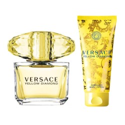 Versace Yellow Diamond Gift Set EDT and 90 ml body lotion 100 ml Yello