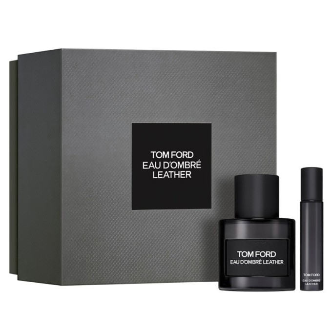 Tom Ford Eau D´Ombré Leather Gift set - dovaų rinkinys - EDT 50 ml ir mini EDT 10 ml