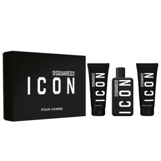 Dsquared2 Icon Pour Homme Dárková sada EDP 100 ml, sprchový gel 100 ml 2