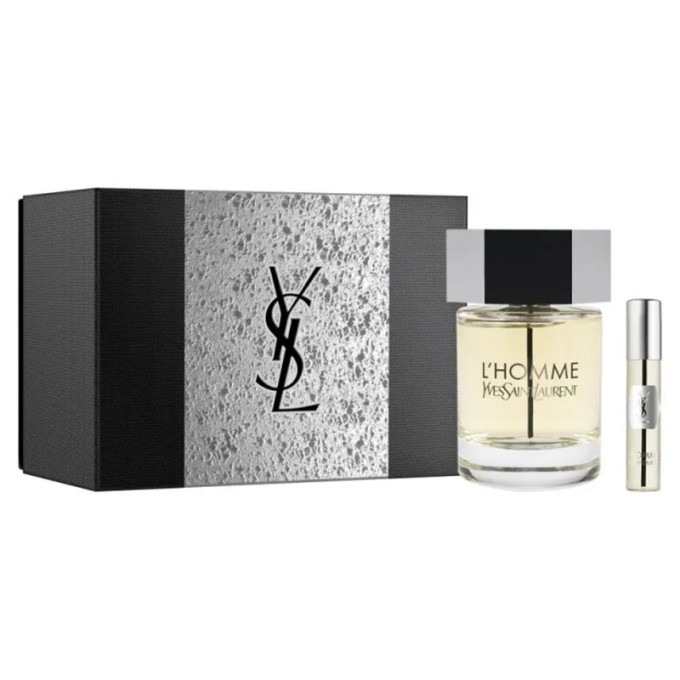Yves Saint Laurent L´Homme Set - kvepalų rinkinys - EDT 100 ml ir mini EDT 10 ml