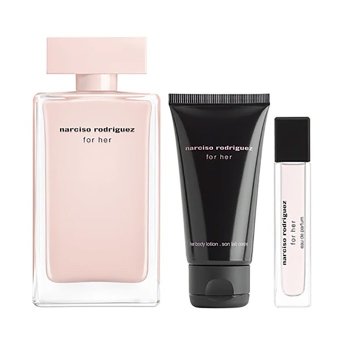 Narciso Rodriguez Narciso Rodriquez for Her Gift Set - dovanų rinkinys - EDP 100 ml, kūno losjonas