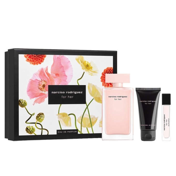 Narciso Rodriguez Narciso Rodriquez for Her Gift Set - dovanų rinkinys - EDP 100 ml, kūno losjonas