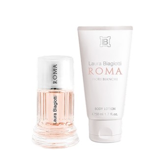 Laura Biagiotti Roma Fiori Bianchi Gift set EDT 25 ml and body lotion