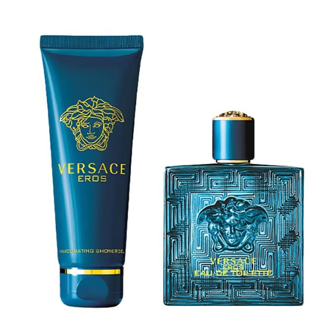 Versace Eros EDT Gift Set - dovanų rinkinys - EDT 100 ml ir dušo želė 150 ml