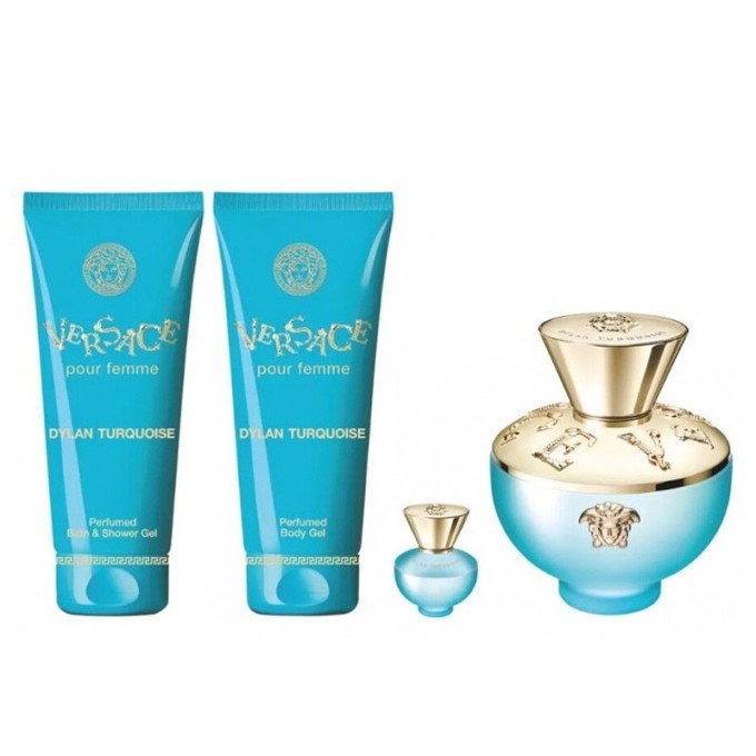 Versace Dylan Turquoise pour Femme Gift set EDT 100 ml, shower gel 100