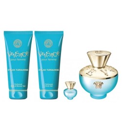 Versace Dylan Turquoise pour Femme Gift set EDT 100 ml, shower gel 100