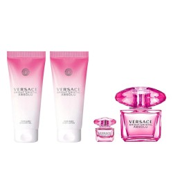 Versace Bright Crystal Absolu EDP Gift Set 90 ml, body lotion 100 ml,